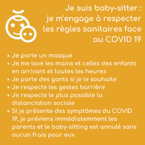 Règles sanitaires baby-sitters