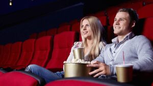 Couple in the cinema