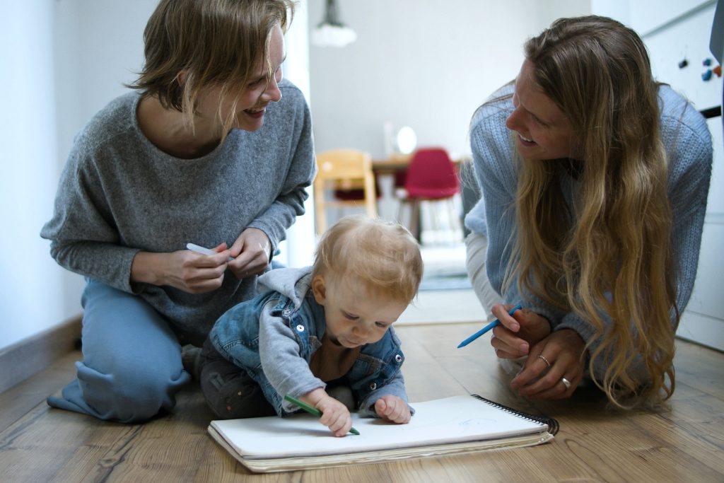 child cared for by a nursery or nanny