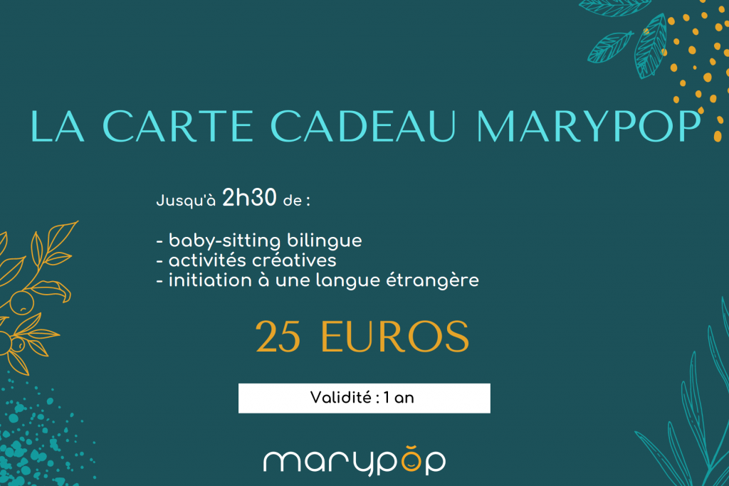 carte cadeau baby-sitting